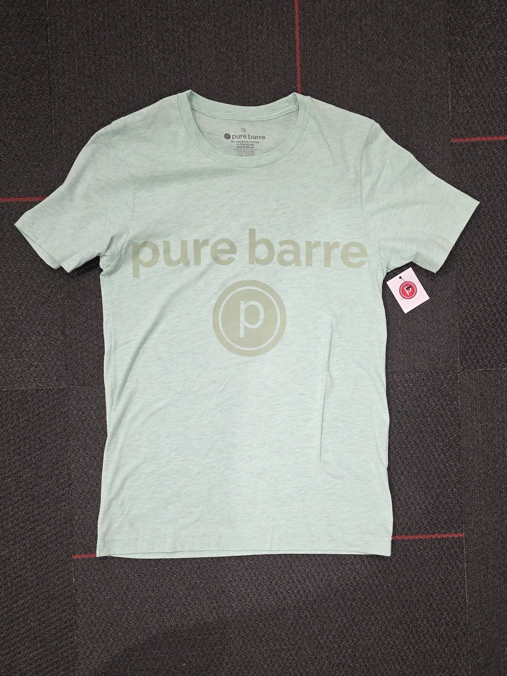 Pure Barre Mint Logo Short Sleeve Tee